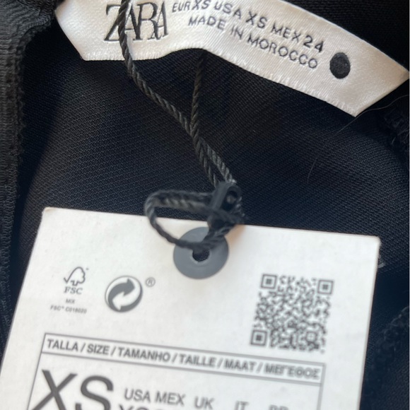 Zara Black Maxi Dress with Silver Accents - Picture 16 of 16